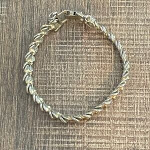 Vintage Antique Silver Silvertone Bracelet